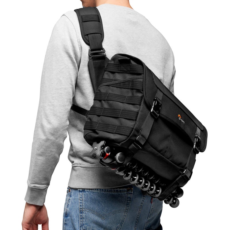 Lowepro ProTactic MG 160 AW II Mirrorless and DSLR Messenger - with QuickShelf Divider System - Camera Gear to Personal belongings - for Mirrorless Like Sony Apha9 - LP37266-PWW - Image 3